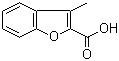 结构式 CAS# 24673-56-1, 3-甲基苯并呋喃-2-羧酸