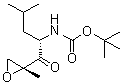 结构式 CAS# 247068-82-2, [(1S)-3-甲基-1-[[(2R)-2-甲基环氧乙基]羰基]丁基]氨基甲酸叔丁酯