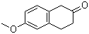 结构式 CAS# 2472-22-2, 6-甲氧基-3,4-二氢-1H-2-萘酮