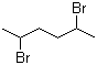 结构式 CAS# 24774-58-1, 2,5-二溴己烷