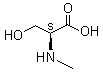 structure of CAS# 2480-26-4, N-Methyl-L-serine;N-Methylserine