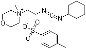 结构式 CAS# 2491-17-0, N-环己基-N'-[(N-甲基吗啉)乙基]碳二亚胺对甲苯磺酸盐