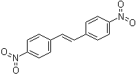 structure of CAS# 2501-02-2, 4,4'-Dinitrostilbene;1,1'-(1,2-Ethenediyl)bis[4-nitrobenzene]; NSC 12998; p,p'-Dinitrostilbene