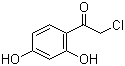 结构式 CAS# 25015-92-3, 2-氯-1-(2,4-二羟基苯基)乙酮