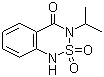 结构式 CAS# 25057-89-0, 灭草松; 排草丹; 苯达松; 噻草平; 百草克; 本达隆; 3-异丙基-(1H)-苯骈-2,1,3-噻二嗪-4-酮-2,2-二氧化物
