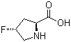 结构式 CAS# 2507-61-1, (2S,4R)-4-氟吡咯烷-2-甲酸