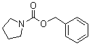 结构式 CAS# 25070-74-0, 1-吡咯烷羧酸苄基酯