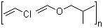 Poly(vinyl chloride-co-isobutyl vinyl ether) molecular structure (CAS 25154-85-2)