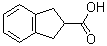 structure of CAS# 25177-85-9, 2,3-Dihydro-1H-indene-2-carboxylic acid;2-Indanylcarboxylic acid; Hydrindene-2-carboxylic acid