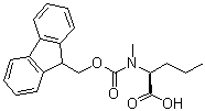 structure of CAS# 252049-05-1, N-[(9H-Fluoren-9-ylmethoxy)carbonyl]-N-methyl-L-norvaline