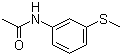 结构式 CAS# 2524-78-9, 3-乙酰氨基茴香硫醚; 3-乙酰氨基苯甲硫醚