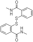 structure of CAS# 2527-58-4, Dithio-2,2'-bis(N-methylbenzamide);Densil P