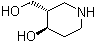 structure of CAS# 252906-75-5, (3R,4S)-rel-4-Hydroxy-3-piperidinemethanol