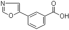 structure of CAS# 252928-82-8, 3-(Oxazol-5-yl)benzoic acid;3-(1,3-Oxazol-5-yl)benzoic acid