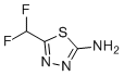 structure of CAS# 25306-15-4, 5-(Difluoromethyl)-1,3,4-thiadiazol-2-amine