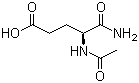 结构式 CAS# 25460-87-1, N-乙酰基-L-异谷氨酰胺