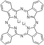 Dilithium phthalocyanine molecular structure (CAS 25510-41-2)
