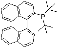 结构式 CAS# 255836-67-0, 2-(二叔丁基膦)-1,1'-联萘