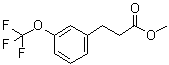 structure of CAS# 255895-90-0, 3-(Trifluoromethoxy)benzenepropanoic acid methyl ester