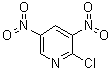 structure of CAS# 2578-45-2, 3,5-Dinitro-2-chloropyridine;2-Chloro-3,5-dinitropyridine