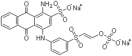 结构式 CAS# 2580-78-1, 活性蓝 19