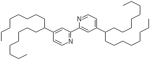 结构式 CAS# 258262-75-8, 4,4'-二(1-辛基壬基)-2,2'-联吡啶