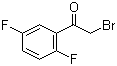 structure of CAS# 258513-41-6, 2,5-Difluorophenacyl bromide;2-Bromo-1-(2,5-difluorophenyl)ethanone
