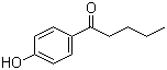 结构式 CAS# 2589-71-1, 4-羟基苯戊酮; 对羟基苯戊酮