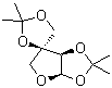 结构式 CAS# 25904-06-7, 1,2:3,5-二-O-(1-甲基亚乙基)-alpha-D-呋喃芹糖