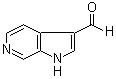 structure of CAS# 25957-65-7, 1H-Pyrrolo[2,3-c]pyridine-3-carboxaldehyde