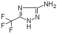 结构式 CAS# 25979-00-4, 5-(三氟甲基)-1,2,4-三唑-3-胺