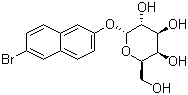 structure of CAS# 25997-59-5, 6-Bromo-2-naphthyl alpha-D-galactoside;alpha-D-6-Bromo-2-naphthylgalactopyranoside