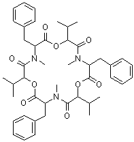 结构式 CAS# 26048-05-5, 白僵菌毒素