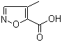 结构式 CAS# 261350-46-3, 4-甲基异恶唑-5-羧酸