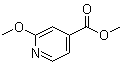 结构式 CAS# 26156-51-4, 2-甲氧基异烟酸甲酯
