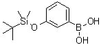 结构式 CAS# 261621-12-9, [3-(叔丁基二甲基硅烷基氧基)苯基]硼酸