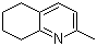 structure of CAS# 2617-98-3, 5,6,7,8-Tetrahydroquinaldine;5,6,7,8-Tetra-2-methylquinoline