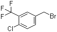 structure of CAS# 261763-23-9, 3-Trifluoromethyl-4-chlorobenzyl bromide;4-Bromomethyl-1-chloro-2-trifluoromethylbenzene; 4-Chloro-3-trifluoromethylbenzyl bromide