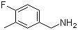 structure of CAS# 261951-68-2, 4-Fluoro-3-methylbenzylamine;1-(4-Fluoro-3-methylphenyl)methanamine