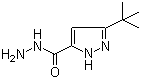 structure of CAS# 262292-02-4, 3-(tert-Butyl)-1H-pyrazole-5-carbohydrazide