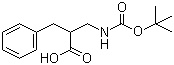 结构式 CAS# 26250-90-8, 2-苄基-3-叔丁氧羰基氨基丙酸