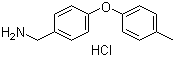 结构式 CAS# 262862-66-8, 4-(4-甲基苯氧基)苯甲胺盐酸盐