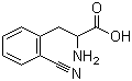 structure of CAS# 263396-40-3, 2-Cyanophenylalanine;DL-2-Cyanophenylalanine; (+/-)-2-Amino-3-(2-cyanophenyl)propionic acid