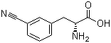 结构式 CAS# 263396-43-6, D-3-氰基苯丙氨酸
