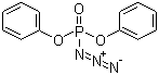 structure of CAS# 26386-88-9, Diphenylphosphoryl azide;Phosphoric acid diphenyl ester azide; DPPA