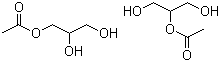 structure of CAS# 26446-35-5, Monoacetin;Glycerol acetate; 1,2,3-Propanetriol monoacetate