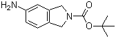 结构式 CAS# 264916-06-5, 5-氨基-1,3-二氢异吲哚-2-羧酸叔丁酯