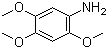 structure of CAS# 26510-91-8, 2,4,5-Trimethoxyaniline