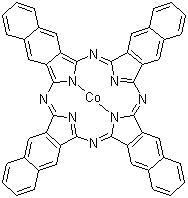 结构式 CAS# 26603-20-3, 2,3-萘酞菁钴