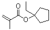 结构式 CAS# 266308-58-1, 1-乙基环戊基甲基丙烯酸酯